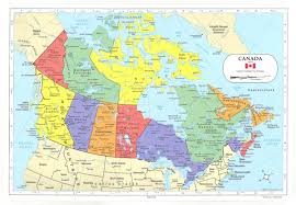 Maphill is more than just a map gallery. Canada Map Placemat M Ruskin Company