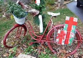 Christmas Bike Bicycle Decor Bike Decorations Bicycle
