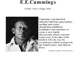 Cummings meaning, definition, usage, etymology, pronunciation, examples, parts of speech, derived terms, inflections collated together for your perusal. The Poetry Of R E Slater E E Cummings Dive For Dreams Live By Love Though The Stars Walk Backwards