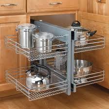 Blind Corner Optimizer Unhanded Chrome Wire Kitchen Cabinet Storage Kitchen Cabinet Accessories Corner Kitchen Cabinet