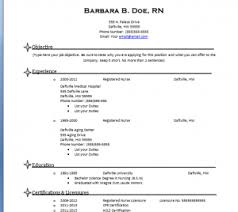 Nursing Resume Templates Free Resume Templates For Nurses How To Create A Resume For Rn