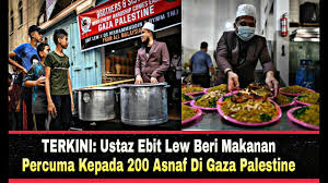Ustaz ebit lew di gaza. Terkini Ustaz Ebit Lew Buka Soup Kitchen Dan Beri Makanan Percuma Kepada 200 Asnaf Di Gaza Palestine Youtube