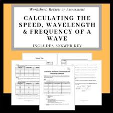 Two waves on identical strings have frequencies in a ratio of 2 to 1. Introduction To Calculating Wavelengths Frequency Speed Of Waves Basic Math Science Lesson Plans Word Problems