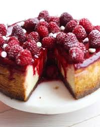Cheesecake Au Coulis De Fruits Rouges Recette Cheesecake Framboise Delicieux Desserts Gateau Fait Maison