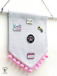 Diy Enamel Pin Banner Tutorial Enamel Pins Diy Enamel Pin Display Pin Collection Displays