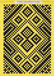 Jual kain batik motif klasik anyaman geometris thebatik co id. Contoh Motif Anyaman Yang Ada Di Indonesia Dari Bahan Kertas Buffalo Rozi Senirupa