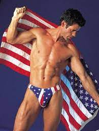 After slipping into an american flag speedo, he started up his mowe. Pin On Patriotic Hunks Stars And Stripes