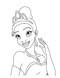Free printable princess tiana coloring pages for girl! Free Printable Princess Tiana Coloring Pages For Kids