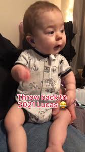 Exactly 2 years ago today 😂 #fyp #lucas #babiesoftiktok #smile #laugh  #viral #trach #dance #music #boymom