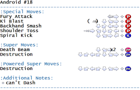 Ironmugen (cci goku) / choujin / dbzaota482 Dragonball Z 2 Super Battle Arcade Commands Moves Gamesdatabase Org