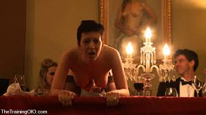 Kinky dinner party on the upper floor. Kinky Dinner Party With Slaves Serving Under The Table Porn Titan
