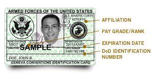 All customers who are age 21 and older must have two (unexpired) forms of id to receive a new id card. Military Id Cards Military Benefits