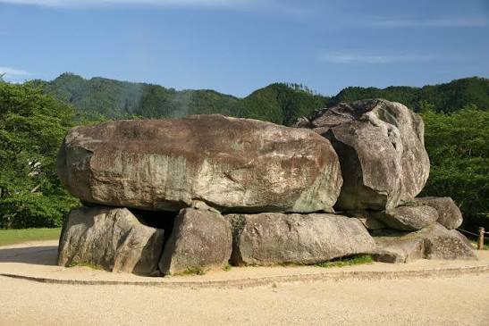 Ishibutai Tumulus boulders Asuka Village grave of Soga no Umako Ishibutai sightseeing