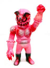 brandt peters real head grab em by the astrobat colorway 3rd edition grab em kaiju monsters designer toys