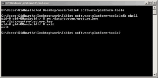 Again enter these command code. Unlock Android Pattern Lock With Command Line Prompt My Tablet Guru