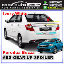 The gearup smart tpms is available for the 2020 bezza as well, and is priced at rm430; Perodua Bezza Gear Up Rear Spoiler Ivory White