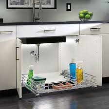 Kitchen Storage Pot Rack Paper Towel Holder Bed Bath Beyond Kitchen Cabinets Under Sink Kitchen Sink Storage Kitchen Cabinet Design