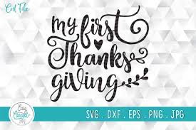 Download My First Thanksgiving Graphic By Easyconceptsvg Creative Fabrica PSD Mockup Templates