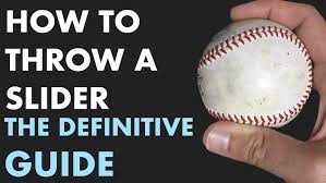 Throwing a slider is similar to throwing a curveball, with a few minor differences. How To Throw A Slider The Definitive Guide For Pitchers