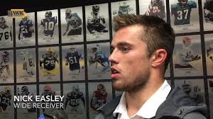 Bearing a black eye, Nick Easley calls Penn State game a 'dogfight'