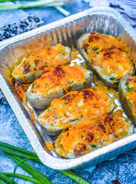 Smoked Loaded Twice Baked Potatoes 4 Sons R Us Recipe Twice Baked Potatoes Smoked Food Recipes Smoked Potatoes