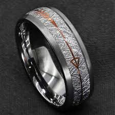 From tungsten wedding bands to damascus steel rings to titanium wedding bands. Buy 8mm Silver Color Meteorite Inlay Arrow Tungsten Steel Ring Unisex Fashion Engagement Wedding Band At Affordable Prices Free Shipping Real Reviews With Photos Joom
