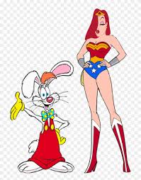 Jessica rabbit coloring pages are a fun way for kids of all ages to develop creativity, focus, motor skills and color recognition. Jessica Rabbit As Wonder Woman With Roger Rabbit By Ariel As Wonder Woman Clipart 5274526 Pikpng