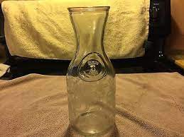 Das land, das mal unseres war. Etched Clear Glass 1989 Norman Kosarin Wine Water Carafe Paul Mason Vinyards Ebay