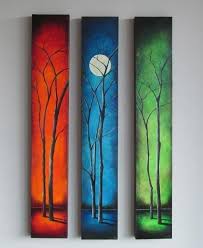 Tree Painting Moon Painting Hand Painted Canvas Painting Bedroom Wall Art Painting Acrylic Artwork Wall Art Painting Art Painting Acrylic Bedroom Wall Art Painting