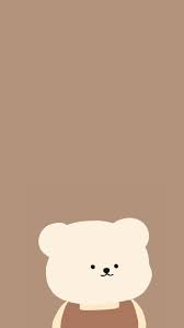 Brown Bear In 2021 Wallpaper Iphone Cute Kawaii Wallpaper Cute Cartoon Wallpapers