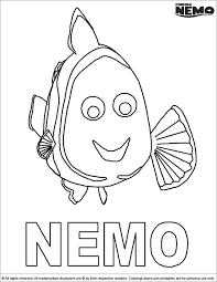Turn on the printer and click on one of the designs you prefer. Finding Nemo Color Page Coloring Library