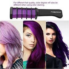 6 Colorful Hair Chalk Combs Temporary Hair Shimmer Color Cream For All Ages Temporary Hair Color Hair Color Mermaid Hair Color