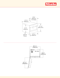 (tighten the compression fitting by hand, do not use a tool.). Miele Cva 6805 Plumbed Built In Specification Sheet