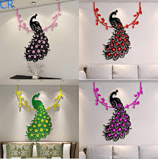 Peacock feather mandala kaleidoscope wall sticker. Buy Diy 3d Acrylic Crystal Wall Stickers Living Room Bedroom Tv Background Home At Affordable Prices Free Shipping Real Reviews With Photos Joom
