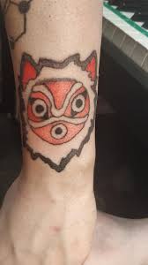 Maybe you would like to learn more about one of these? Princess Mononoke Mask On Own Arm Sticknpokes