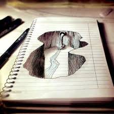 Waterfall Drawing Really Cool Cool Drawings Art Drawings