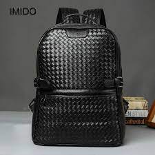 Shop for canvas & leather backpacks from the best brands. Imido Brand Designer Backpack Men High Quality Pu Leather Bag For Teenager School Shoulder Daypacks Mochila Male Black Sld108 Backpacks Aliexpress