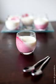 Panna Cotta Renversante Framboises Et Chocolat Blanc Recette Chocolat Blanc Panna Cotta Framboise