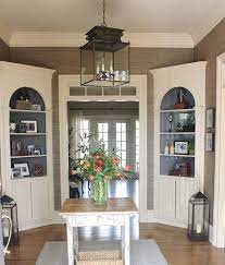 Before And After Of The Foyer Corner Cabinet Dining Room Dining Room Corner Dining Room Remodel