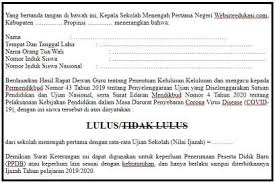 Contoh surat izin sakit tidak masuk sekolah contoh 1. Contoh Surat Pernyataan Lulus Sd Kumpulan Contoh Surat Dan Soal Terlengkap