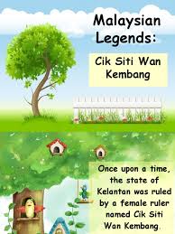It has four parts, with oral or written outcomes and assessment opportunities at regular intervals. Texts Malaysian Legends