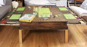 Puzzle coffee table build plans and the amazing story of how they came to be available. Diy Coffee Table With Pullouts Home Made By Carmona