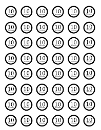 10 Min Coins Kids Rewards Screen Time Token