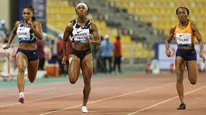 Standing here having done it again at 32, and holding my baby, is a dream come true, said. Shelly Ann Fraser Pryce Mit Viertschnellster Zeit Der Geschichte Im 100m Sprint Der Frauen Eurosport
