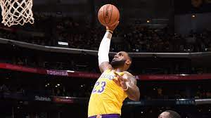 Looking for the best wallpapers? Every Angle Lebron S 1st Dunk In A Lakers Uniform Youtube