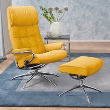Klassisches holz oder futuristische chromoptik? Stressless Relaxsessel London Spar Set 2 Tlg Mit Hocker High Back Mit Star Base Gestell Chrom Online Kaufen Otto