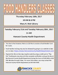 An ansi accredited efoodhandlers certificate shows you can protect public health by knowing how to properly handle and prepare food. Hancock County Health Department