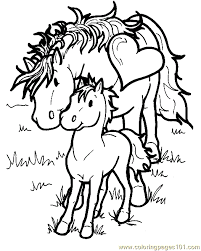 You can use our amazing online tool to color and edit the following spirit horse coloring pages. Horse Coloring Page 01 Coloring Page For Kids Free Horse Printable Coloring Pages Online For Kids Coloringpages101 Com Coloring Pages For Kids