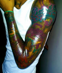 Pin By Tareef Tattoos On Color Tattoos Dark Skin My Tattoos Dark Skin Tattoo Dark Skin Tattoos