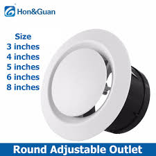 Great savings & free delivery / collection on many items. Hon Guan 3 4 5 6 8 Inches Round Adjustable Outlet Wall Air Vent Ventilation Cover Corner Vents For Duct Fan Exhaust Fan Lazada